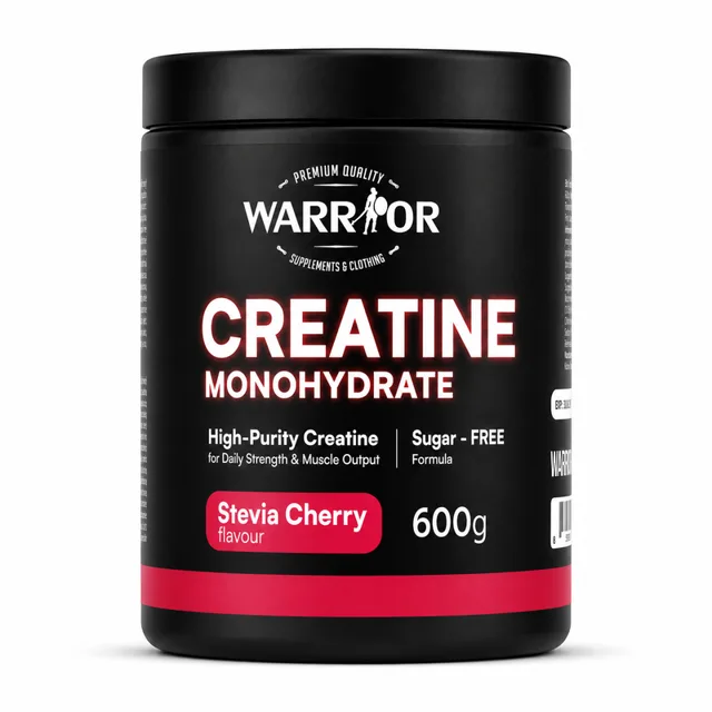 Natural Nutrition Kreatin monohydrát v práškové formě 600g Stevia Cherry