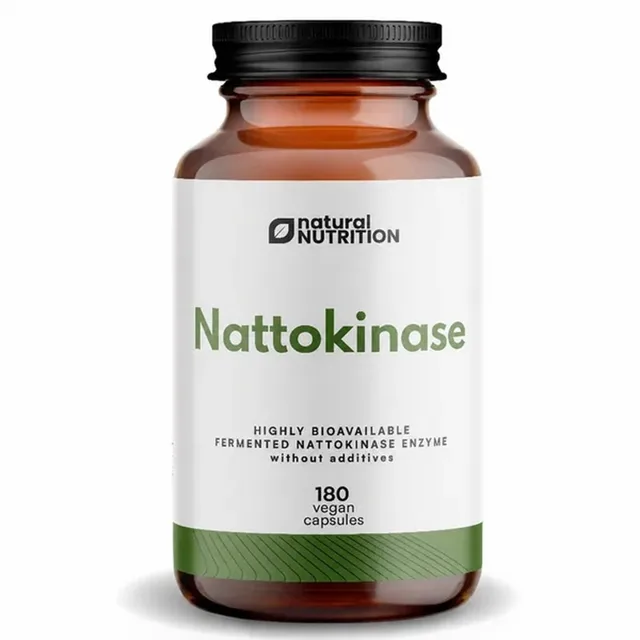 Natural Nutrition Nattokinase - Enzym nattokináza v kapslích 180 caps