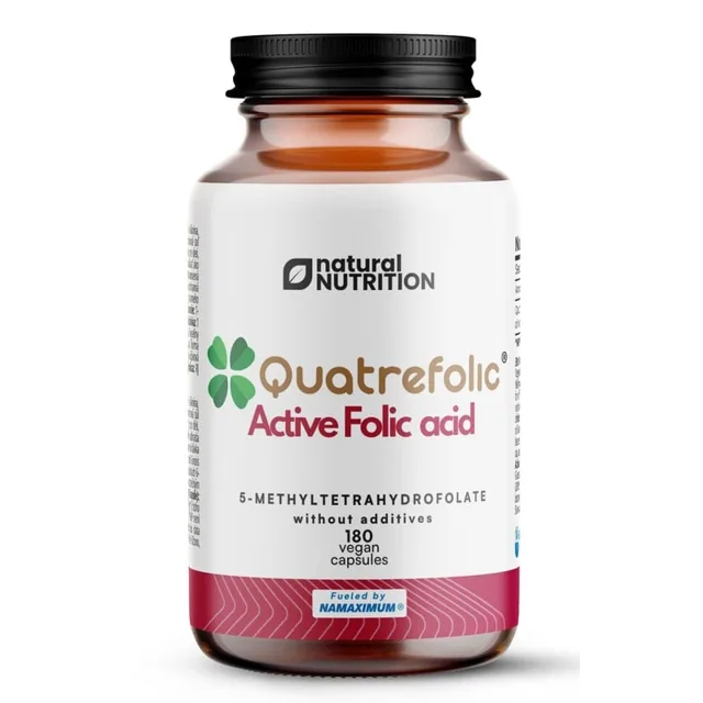 Natural Nutrition Quatrefolic® Active Folic acid 180 caps