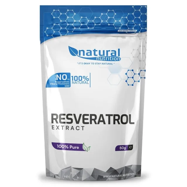 Natural Nutrition Resveratrol prášek 50g