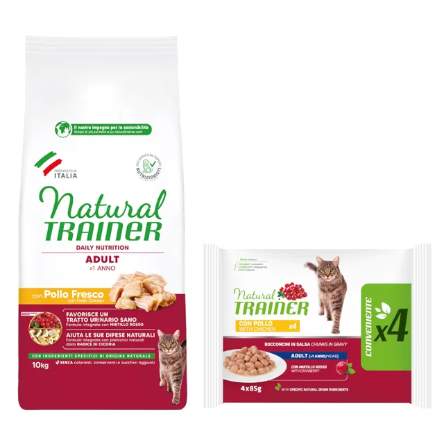 Natural Trainer Adult  - 4 x 85 g kuře