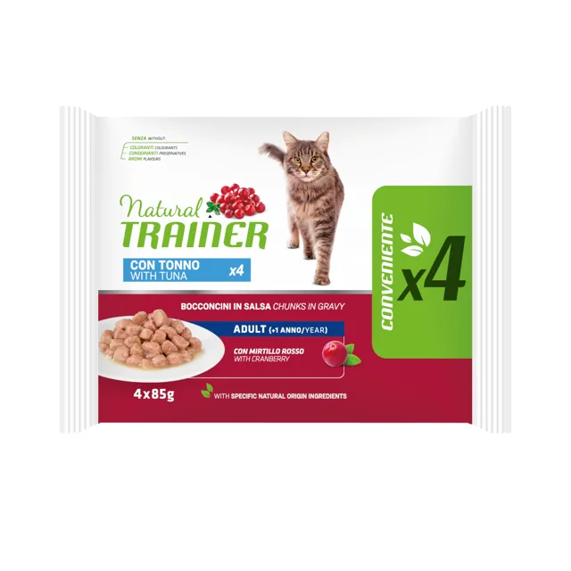 Natural Trainer Adult  - 4 x 85 g tuňák