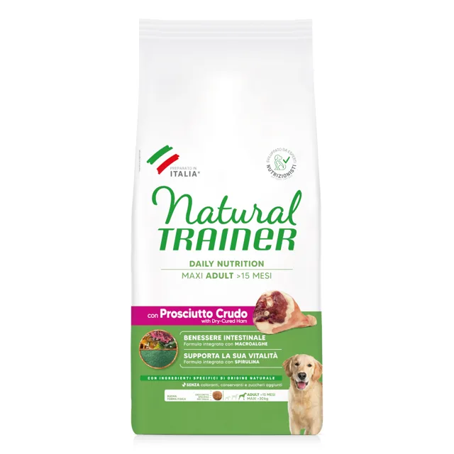 Natural Trainer Adult Maxi s Prosciutto Crudo - 12 kg