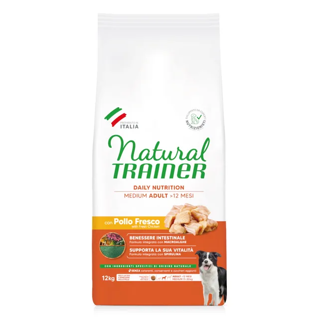 Natural Trainer Adult Medium kuřecí - 12 kg