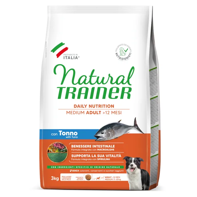 Natural Trainer Adult Medium s tuňákem - 2 x 12 kg