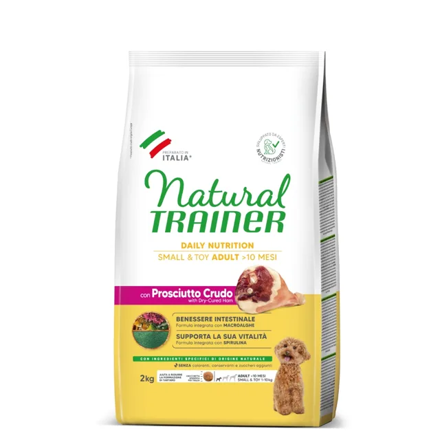 Natural Trainer Adult Small & Toy Prosciutto Crudo - 3 x 2 kg