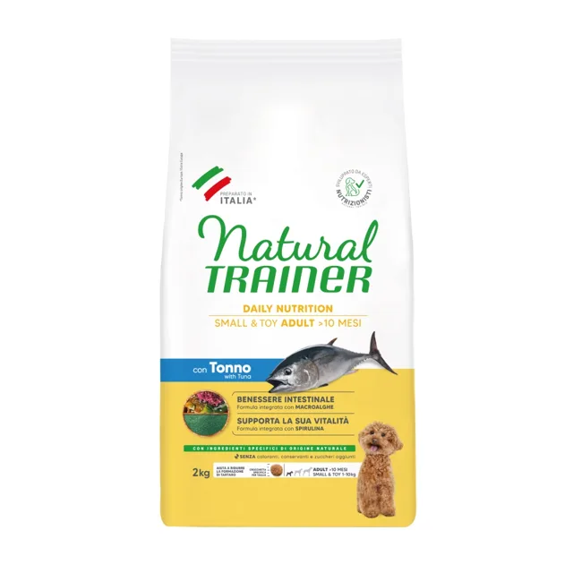 Natural Trainer Adult Small & Toy s tuňákem - 2 kg
