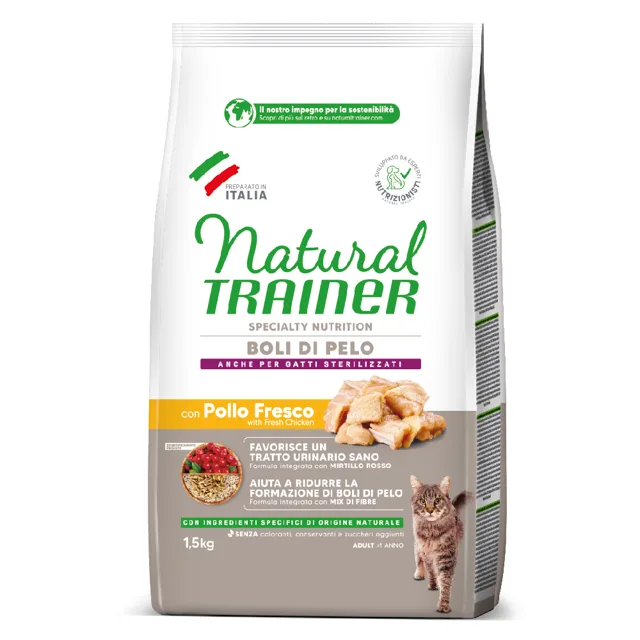 Natural Trainer Hairball Chicken - 1,5 kg
