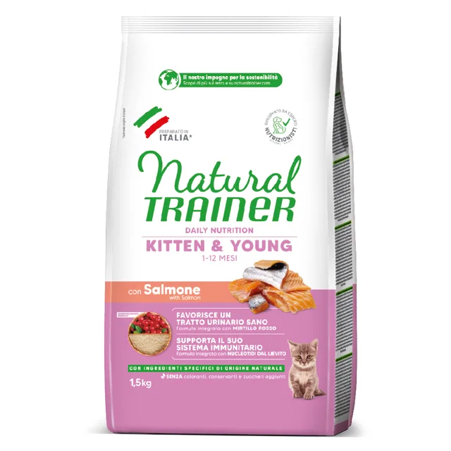Natural Trainer Kitten Salmon - 1,5 kg