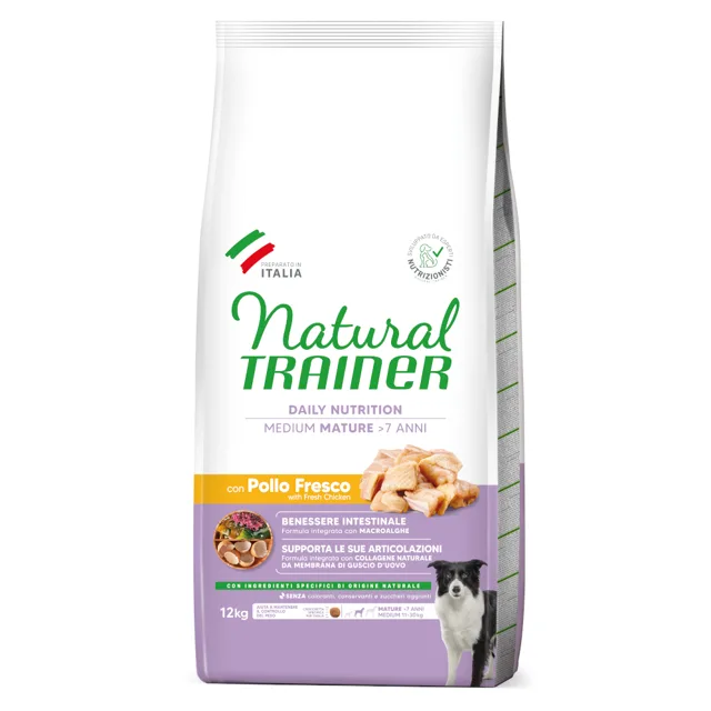 Natural Trainer Mature Medium kuřecí - 12 kg