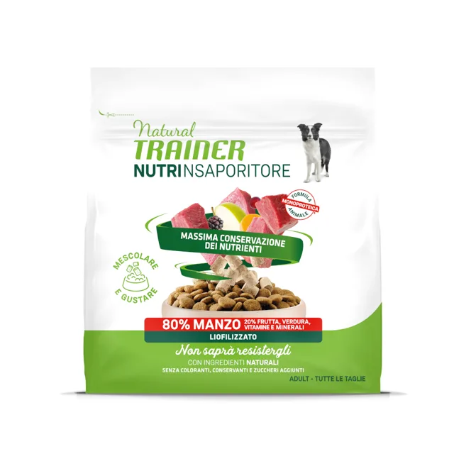 Natural Trainer NutrInsaporitore mrazem sušený topper Adult 120 g - kuřecí