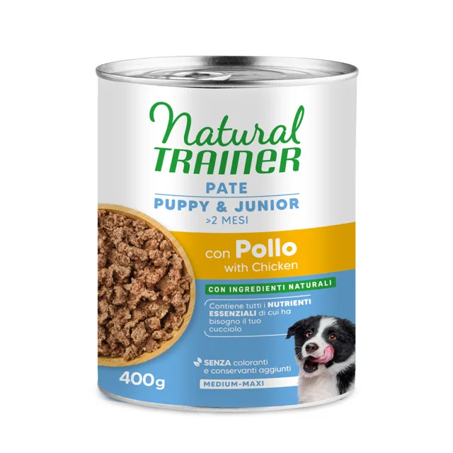 Natural Trainer Pate Medium & Maxi Puppy & Junior - výhodné balení: 6 x 400 g