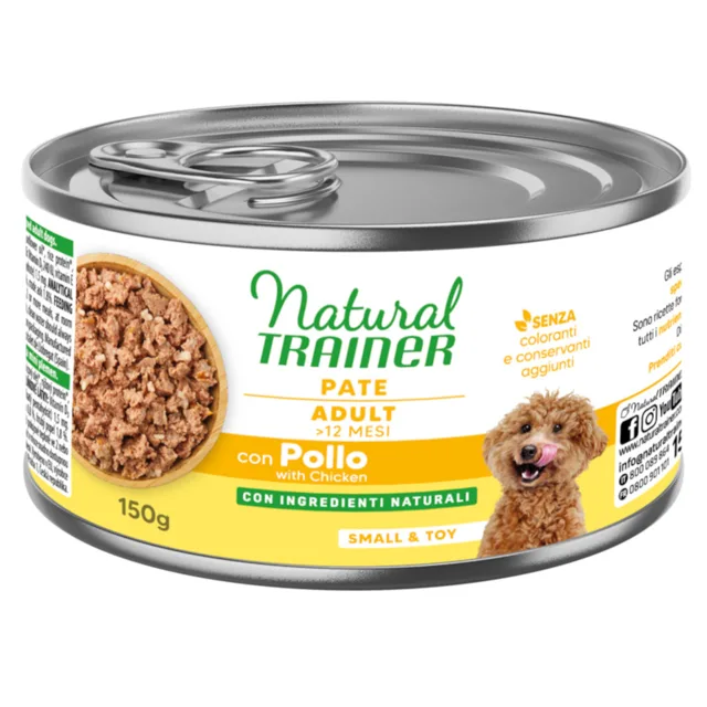 Natural Trainer Pate Small & Toy Adult 1 x 150 g - kuřecí