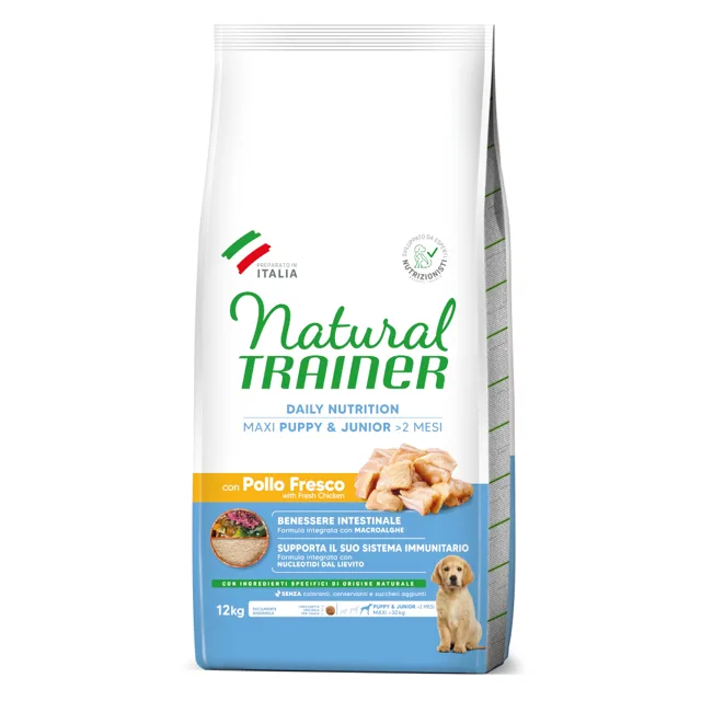 Natural Trainer Puppy & Junior Maxi kuřecí - 12 kg