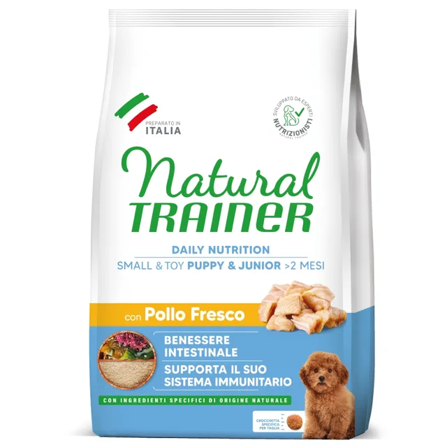 Natural Trainer Puppy & Junior Small & Toy kuřecí - 2 kg