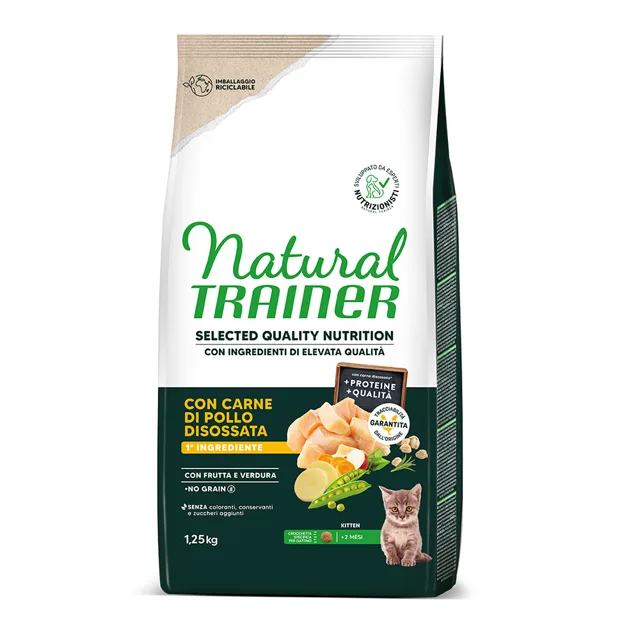 Natural Trainer Selected Quality Nutrition Kitten Chicken - 1,25 kg