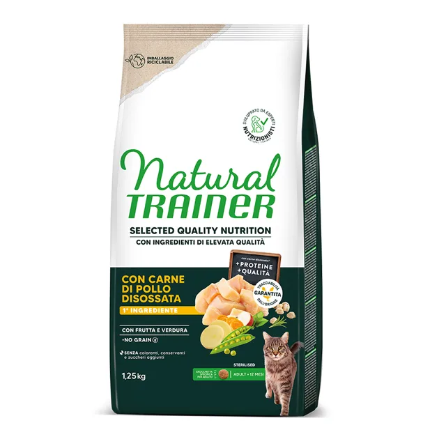 Natural Trainer Selected Quality Nutrition Sterilised Chicken - 1,25 kg