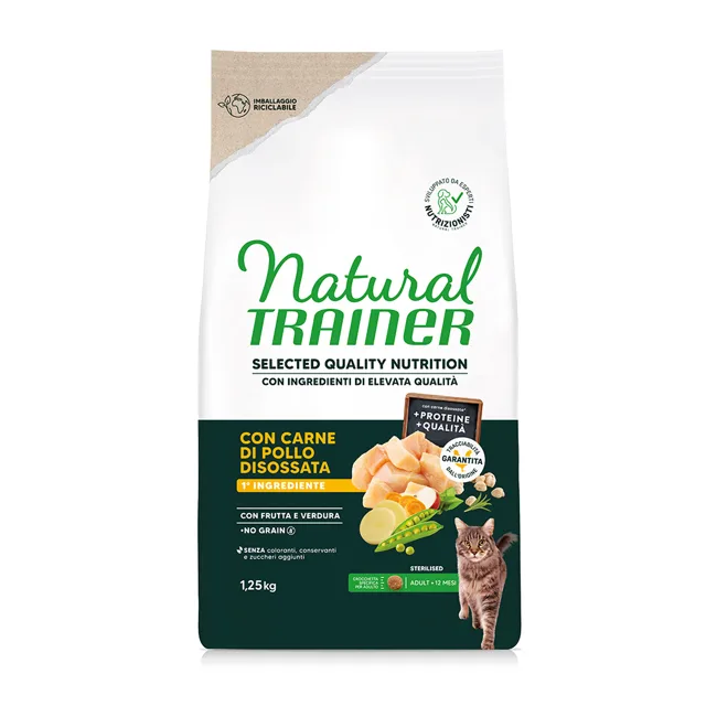 Natural Trainer Selected Quality Nutrition Sterilised Chicken - výhodné balení: 2 x 1,25 kg