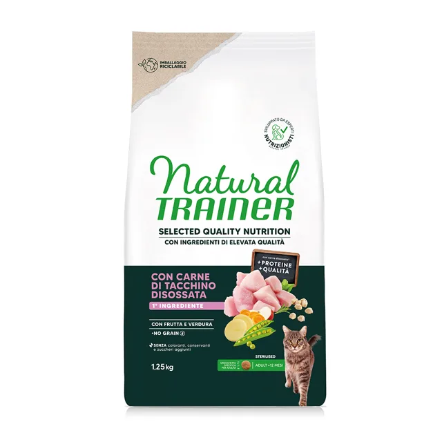 Natural Trainer Selected Quality Nutrition Sterilised Turkey - 1,25 kg