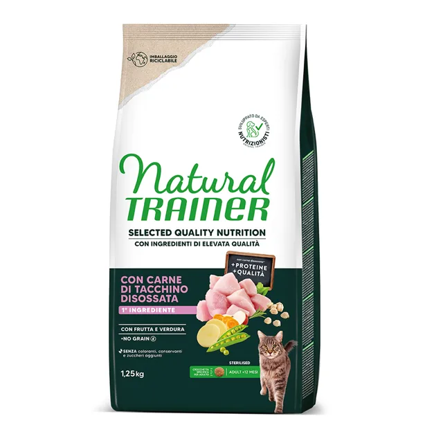 Natural Trainer Selected Quality Nutrition Sterilised Turkey - výhodné balení: 2 x 1,25 kg