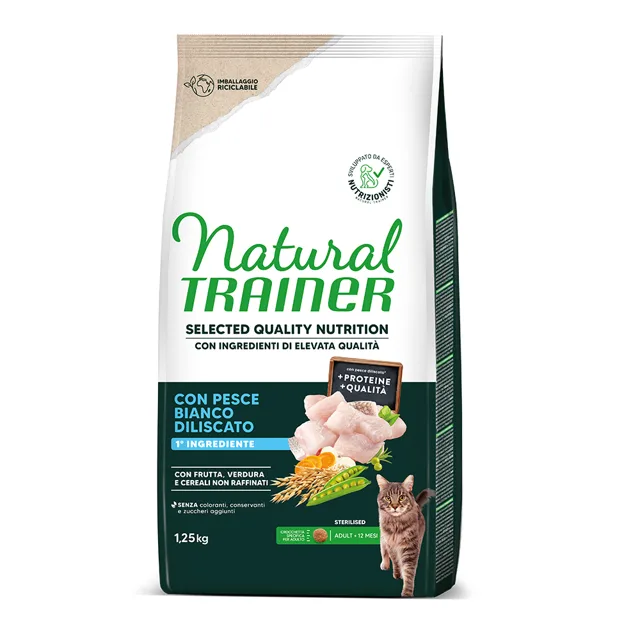Natural Trainer Selected Quality Nutrition Sterilised White Fish - 1,25 kg