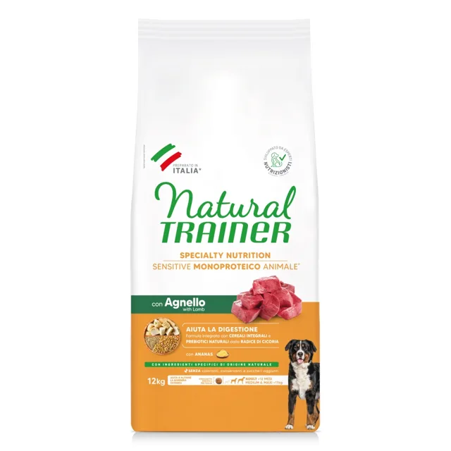 Natural Trainer Sensitive Adult Medium & Maxi jehněčí - 2 x 12 kg