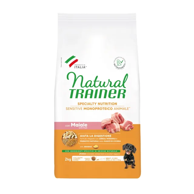 Natural Trainer Sensitive Adult Small & Toy s vepřovým - 2 kg
