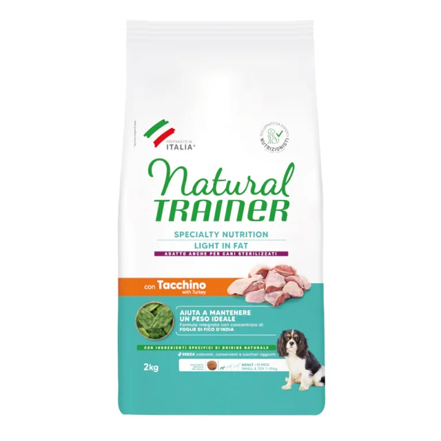 Natural Trainer Small & Toy Adult Light in Fat s krůtím - 2 kg