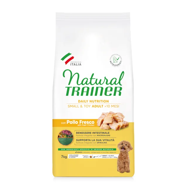 Natural Trainer Small & Toy kuřecí - 2 x 7 kg