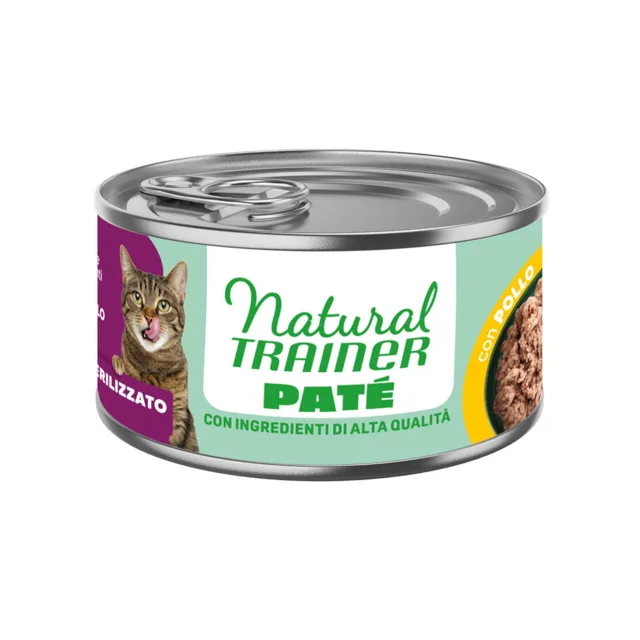 Natural Trainer Sterilised 36 x 85 g výhodné balení - kuřecí