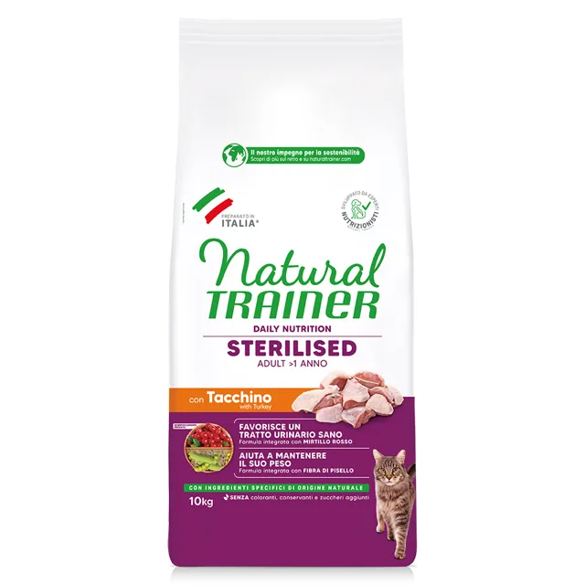 Natural Trainer Sterilised krůtí - 3 kg