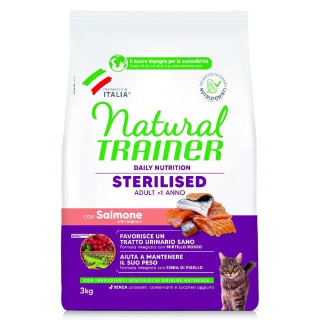 Natural Trainer Sterilised losos - 3 kg