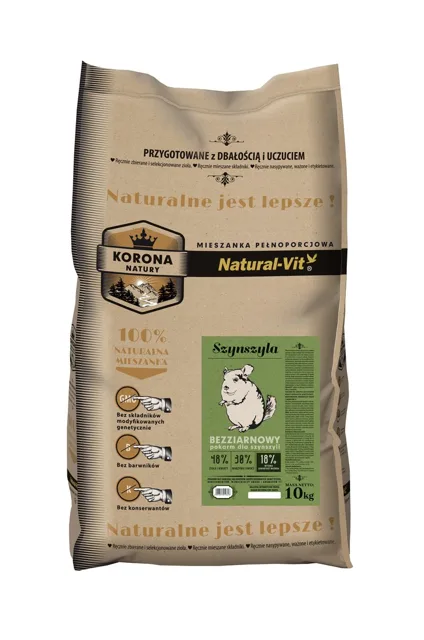 NATURAL-VIT Korona Natury Kompletní směs pro činčily 10 kg