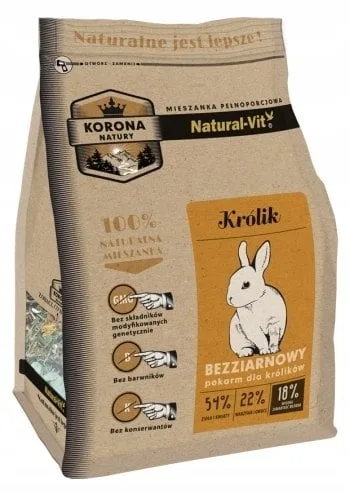 NATURAL-VIT Korona Natury Kompletní směs pro králíky 10 kg