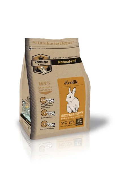 NATURAL-VIT Korona Natury Kompletní směs pro králíky 2 x 750 g