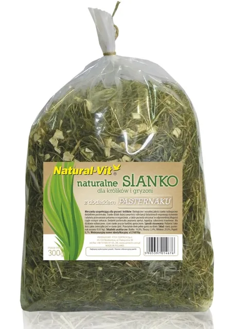 NATURAL-VIT Seno pro hlodavce s pastinákem 300 g