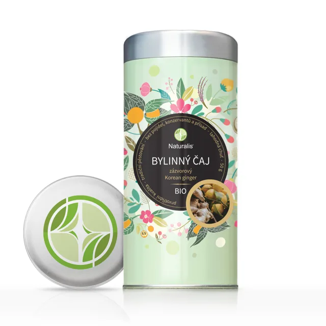 Naturalis Korean ginger BIO bylinný zázvorový čaj 50 g