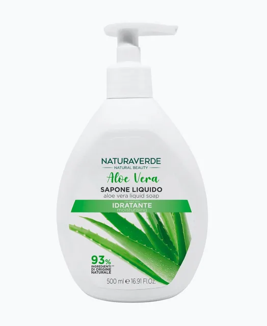 Naturaverde TEKUTÉ MÝDLO S ALOE VERA 500ml (poškozený dávkovač)