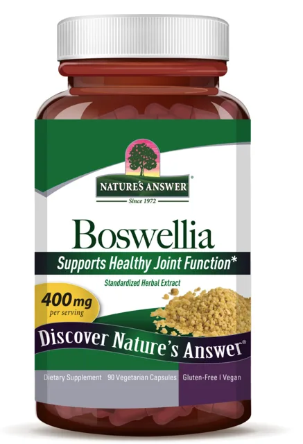 Nature's Answer Boswellia, extrakt, 400 mg, 90 kapslí