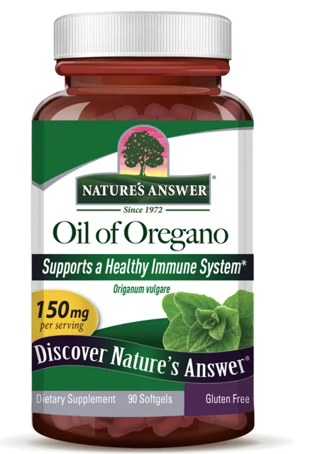 Nature's Answer Oil of Oregano, Oregánový olej, extrakt, 90 softgel kapslí