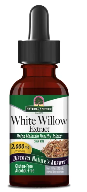 Nature's Answer White Willow, vrba bílá, extrakt z kůry, 2000 mg, 30 ml