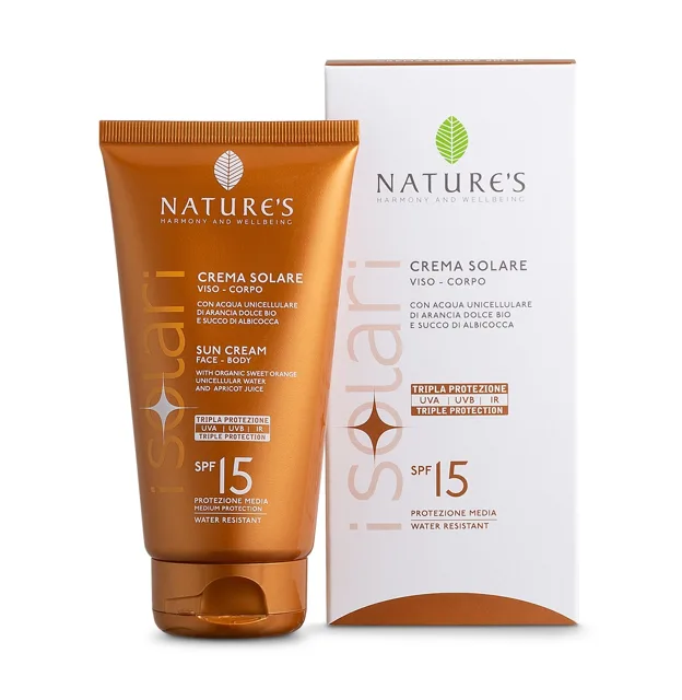 Nature´s i Solari Opalovací krém na obličej a tělo SPF15 150 ml