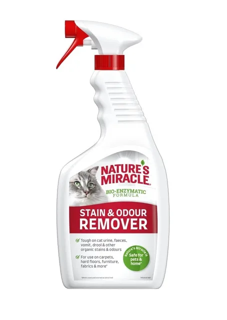 NATURE'S MIRACLE Stain&amp;Odour Remover Cat melon 946 ml