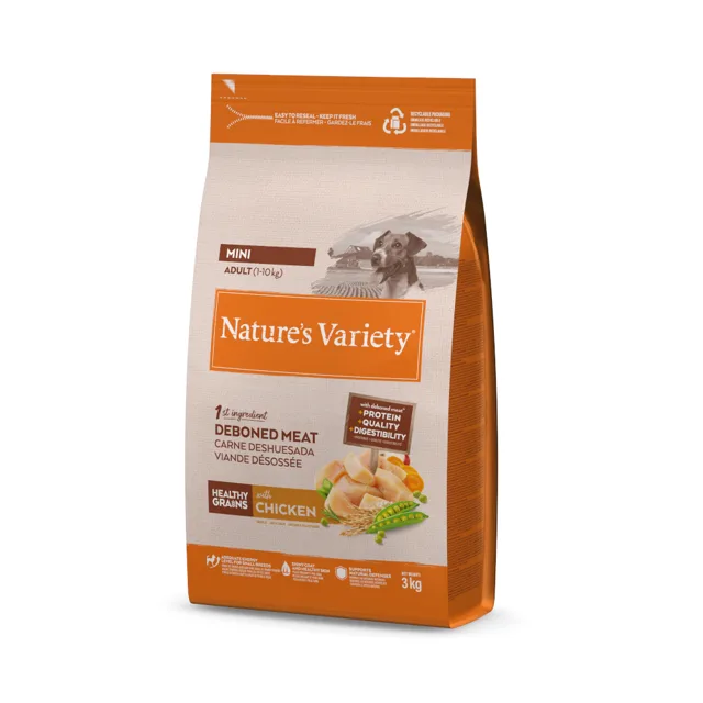 Nature's Variety Healthy Grains Mini Adult kuřecí - 1,5 kg