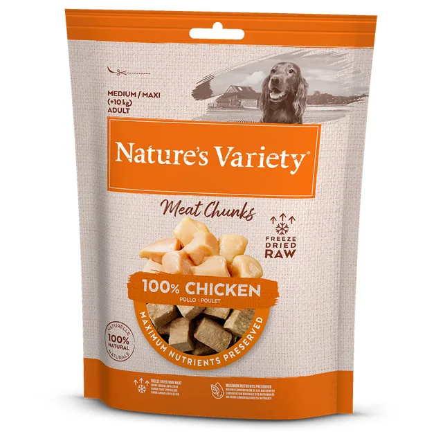 Nature's Variety lyofilizované kousky pro psy - hovězí (50 g)