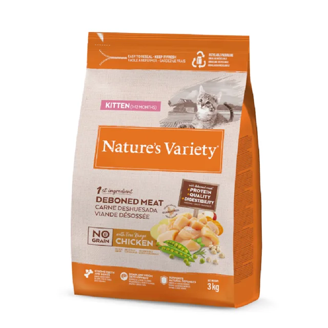 Nature's Variety No Grain Kitten kuřecí z volného chovu - 1,25 kg