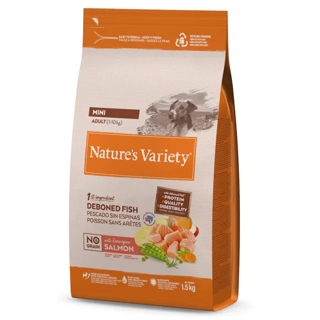 Nature's Variety No Grain Mini Adult losos - 1,5 kg