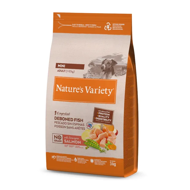 Nature's Variety No Grain Mini Adult losos - 3 x 1,5 kg