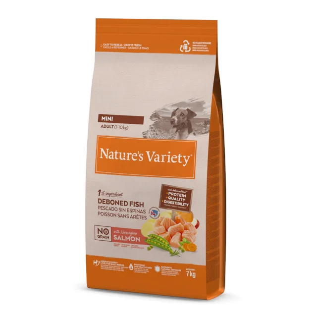 Nature's Variety No Grain Mini Adult losos - výhodné balení: 2 x 7 kg
