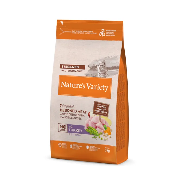 Nature's Variety No Grain Sterilized Adult krůtí - 3 kg